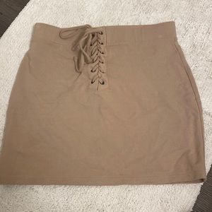 Forever 21 nude skirt